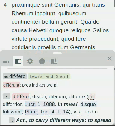 Example showing the drawer collapse and expand.`